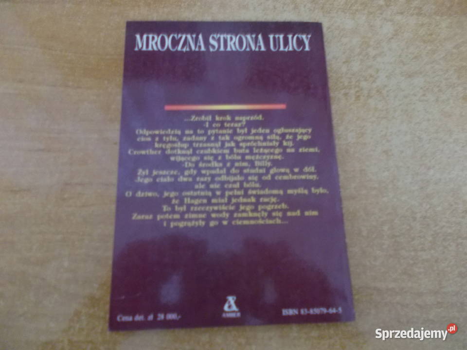 Jack Higgins Mroczna strona ulicy opolskie Głubczyce