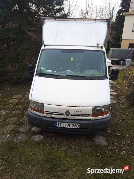 Renault Master 1998 28dTi kontener homologacja na ciężarowe świętokrzyskie Kielce