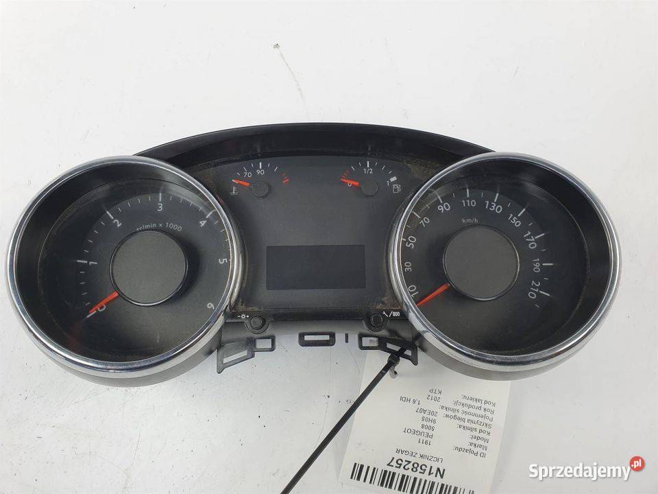 LICZNIK ZEGAR PEUGEOT 5008 9804210980 kujawsko-pomorskie Lipno