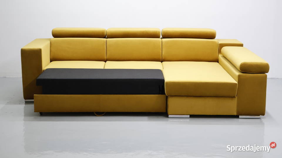 TSŁ NAROŻNIK funkcja spania Bluvel 68 złoty Poznań sprzedam