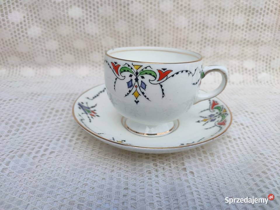 Filiżanka w stylu ART DECO Anglia Kraków