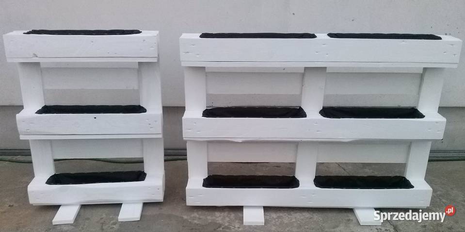 Kwietnik z palety na kwiaty rozsadę zioła Tarnobrzeg