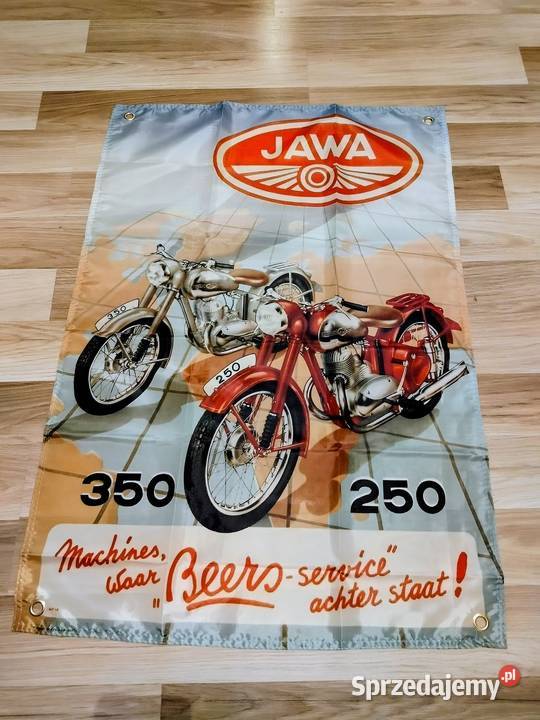 Baner plakat flaga MZ Simson SHL gazela vespa Gniezno