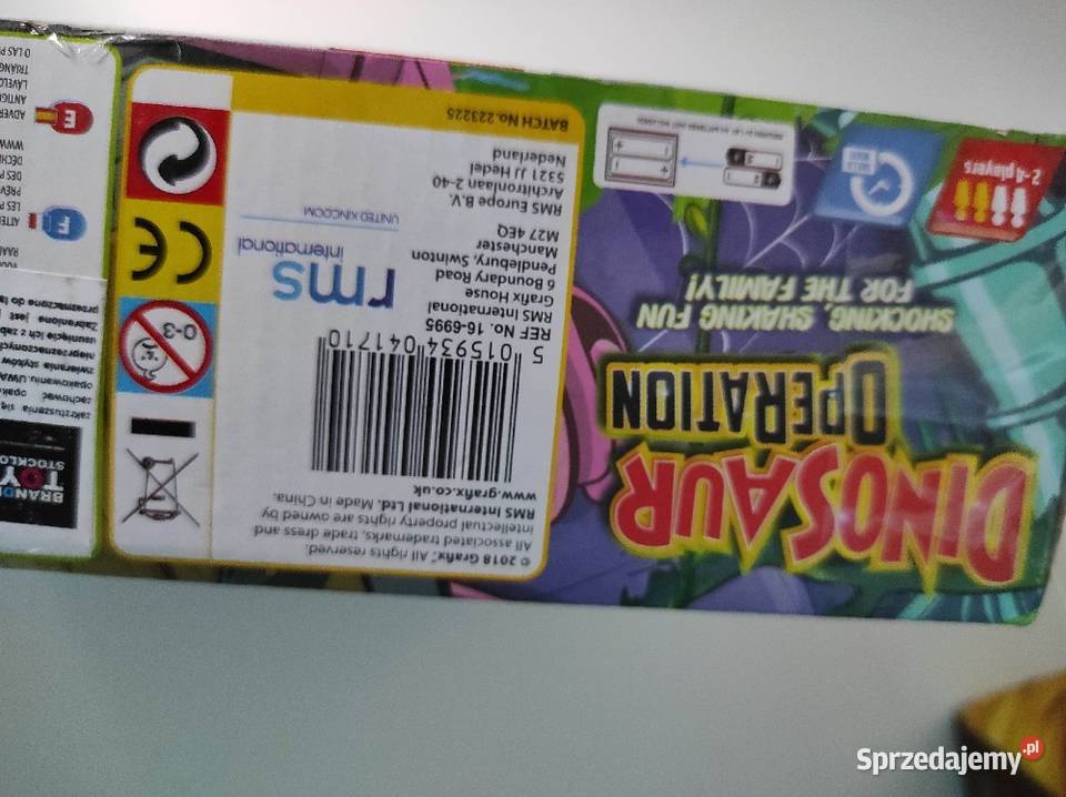 Zabawka zręcznościowa dinozaur na baterie Płock