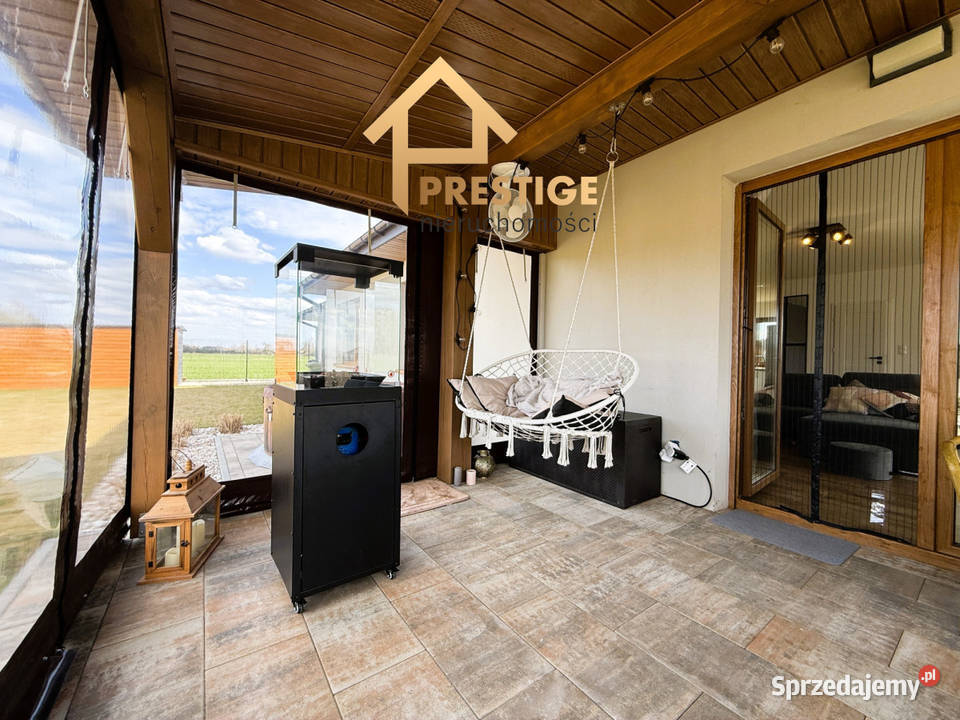 Parterowy dom wysoki standard na przedmieściach Sprzedaż Konin sprzedam