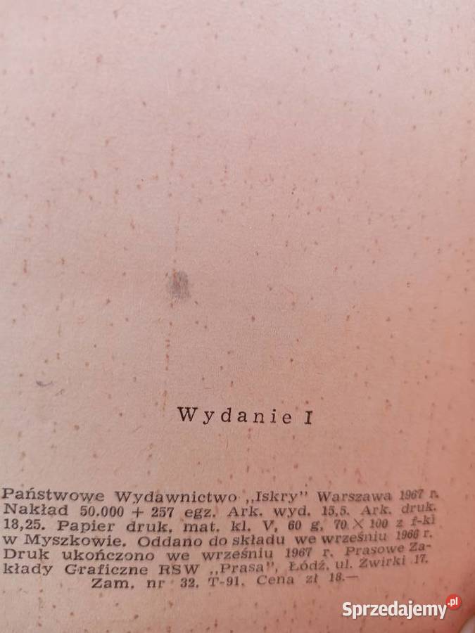 Unikatowy egzemplarz outlet antykwariat Proza i poezja Warszawa
