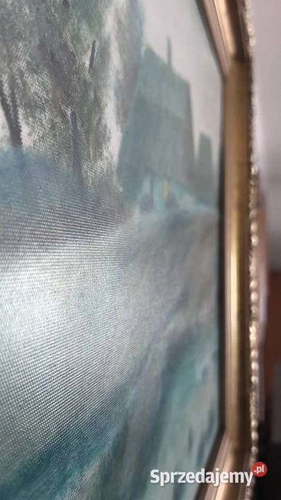 Chata wsią obraz ręcznie malowany 3040 Promocja Lublin