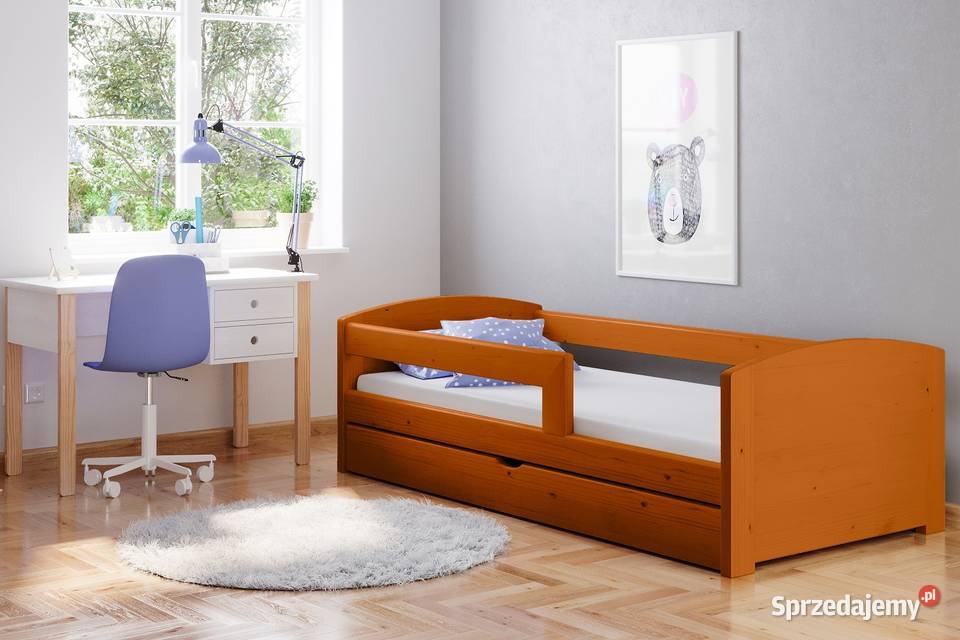 ŁÓŻKO Drewniane Dziecka 90x180 GR35 Zakopane