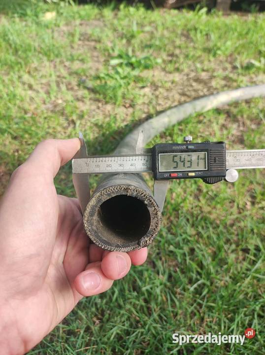 Gruby wąż gumowy zbrojony 40mm sprzedam