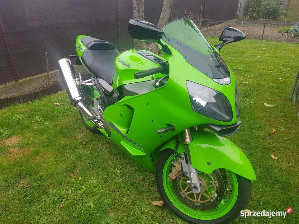 Kawasaki zx12r ninja candy lime green sprowadzony Opalenica
