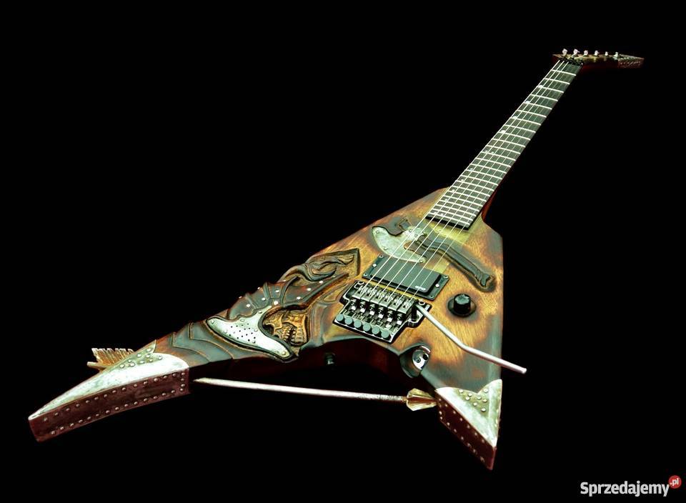 GITARA LUTNICZA RZEŹBIONA JEDYNA CUSTOM Lutnicze Opole