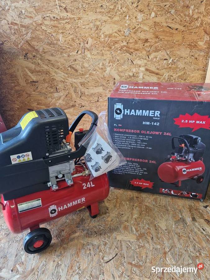 Kompresor olejowy Hammer Tools HM142 24 l sprzedam