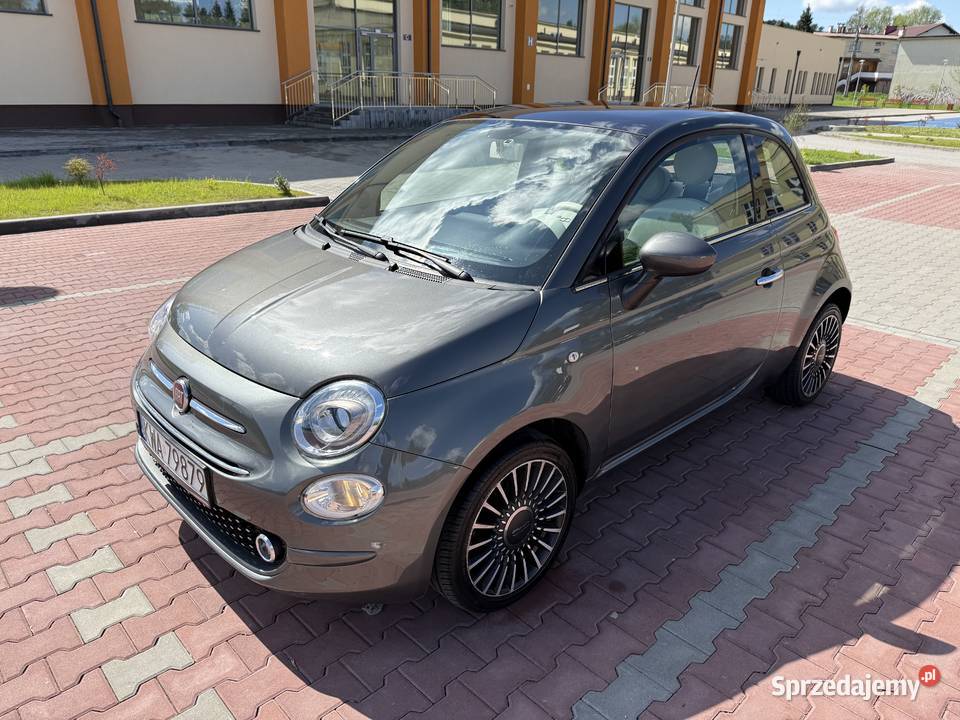 Fiat 500 led tablet felgi 16 tempomat panorama Wadowice sprzedam