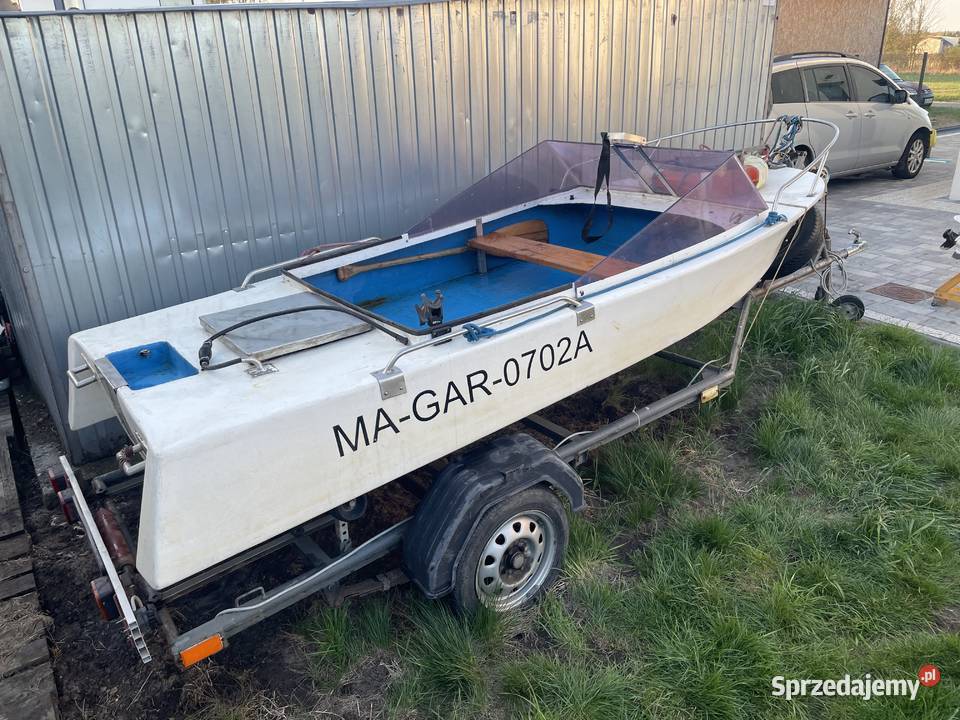Łódź Wędkarska Przyczepa podłodziowaSilnik Garwolin sprzedam