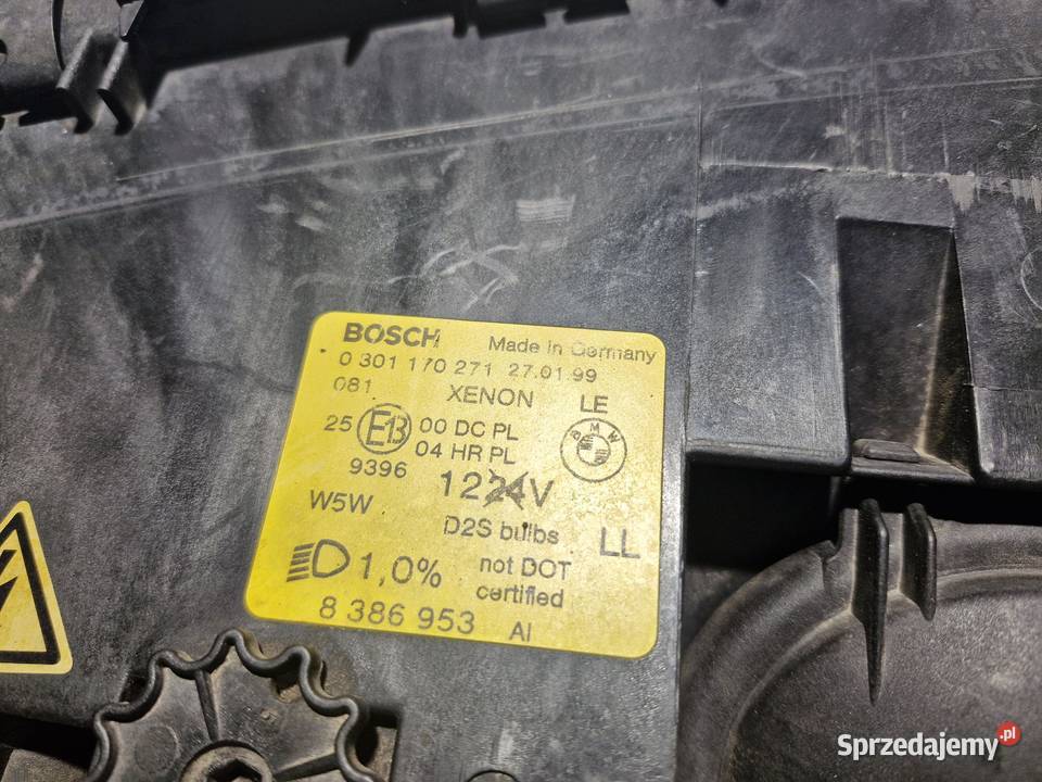BMW E38 LIFT LAMPA PRZEDNIA LEWA XENON EUROPA osobowe