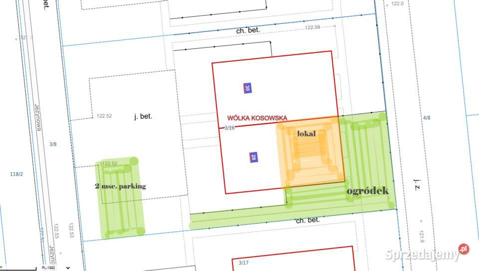 Segment dwupoziomowy Wólka Kosowska 4 pokoje Liczba pokoi 4