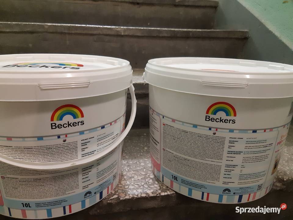 Farba BECKERS biała 2x10l wewnętrzne Warszawa