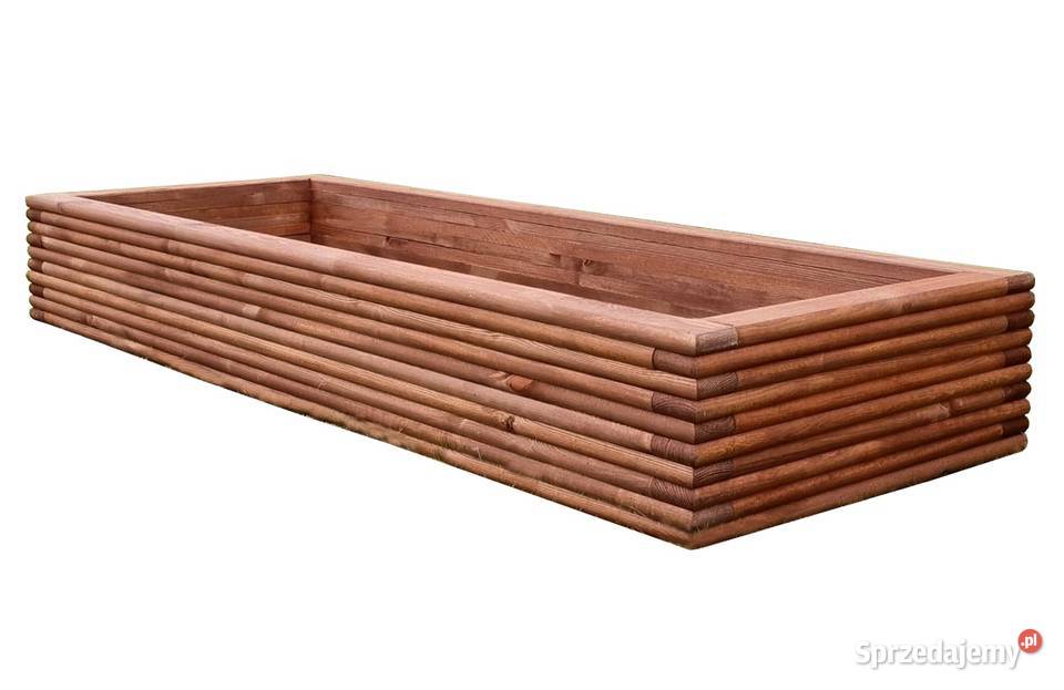 Warzywnik drewniany skrzynia ogrodowa 3D zielnik Kalety