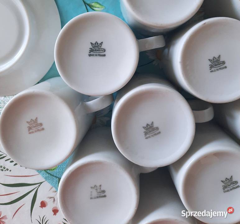 Porcelanowy Serwis do Kawy Karolina Mokka 12 Gliwice