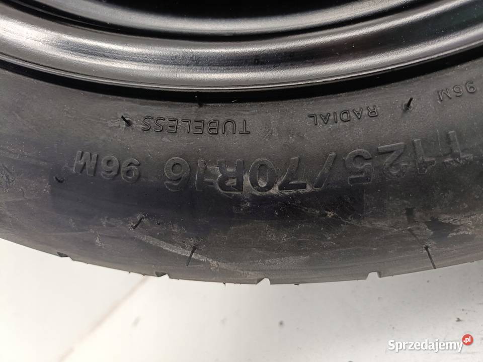 KOŁO DOJAZDOWE Audi Seat Vw Golf VI 12570 R16 Chełm
