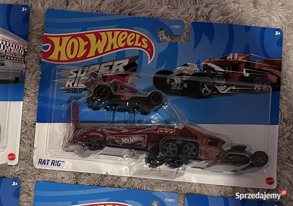 Mattel Hot Wheels Super Rigs Truck Rat Rig Mattel Samochody i pojazdy Wrocław