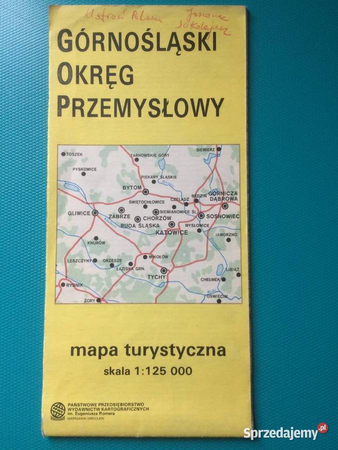 3359 Górnośląski Okręg Przemysłowy Mapa