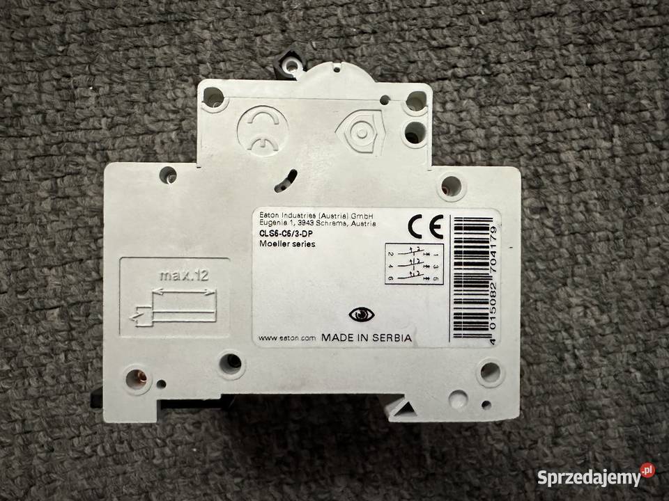 Wyłącznik nadprądowy CLS6C63DP Eaton 270417 łódzkie Łódź