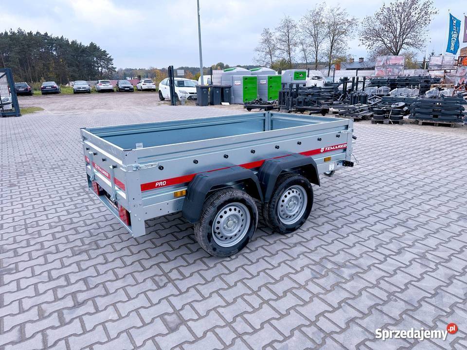 TEMARED PRO 23122 dwuosiowa przyczepka towarowa