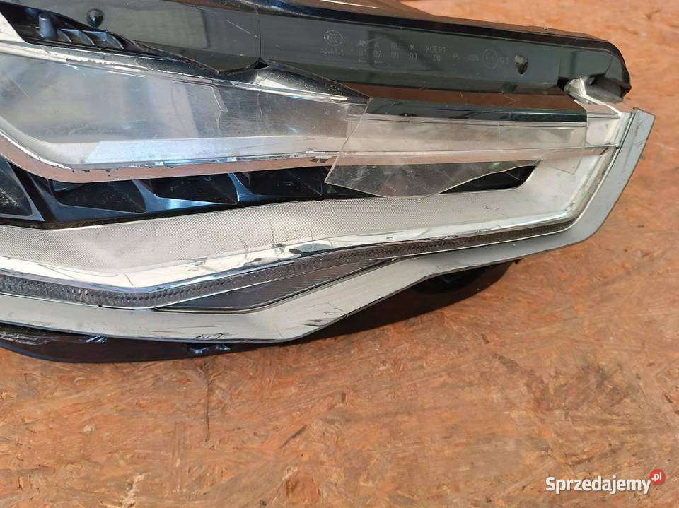 LAMPA REFLEKTOR PRAWY PRZÓD EU AUDI A6 C7 FULL Lampy przednie Nowy Tomyśl