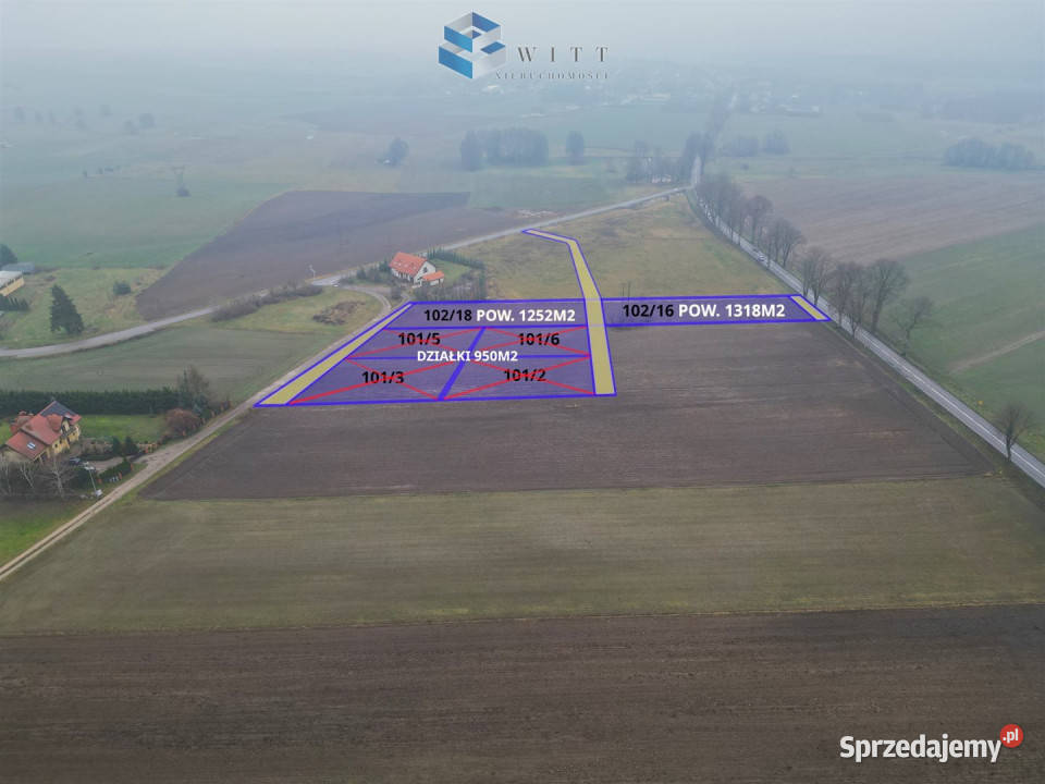 Grunt 950 metrów Filice