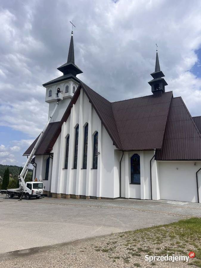 Usługi podnośnikiem koszowym 22m Nowy Sącz
