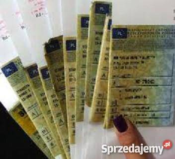 Dokumenty D47 D35 D40 tandemy i przyczepy mazowieckie Garbatka