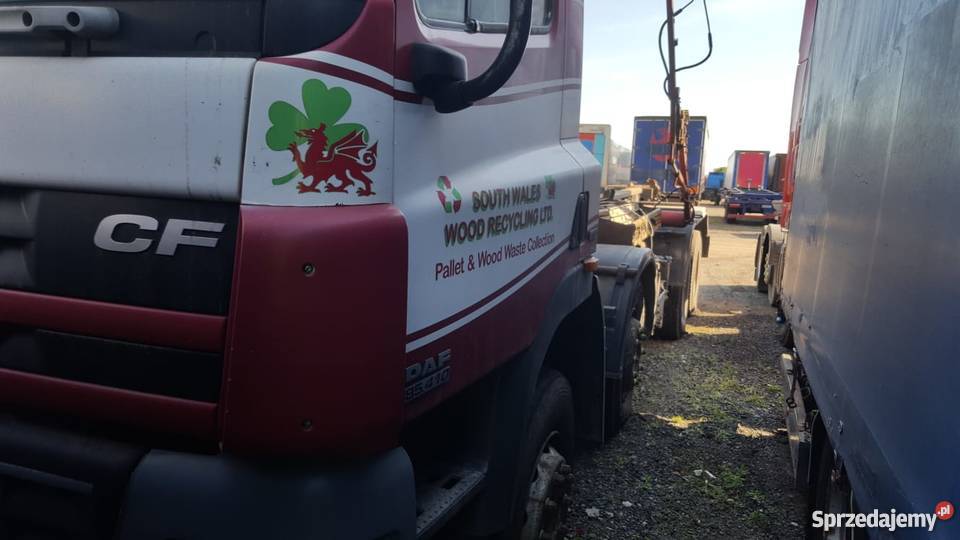 DAF CF85410 hakowiec 2007 8x4 euro 5