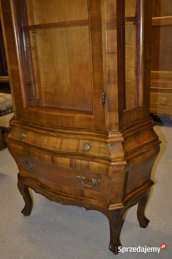witryna jednodrzwiowa rokoko orzech śląskie Będzin sprzedam