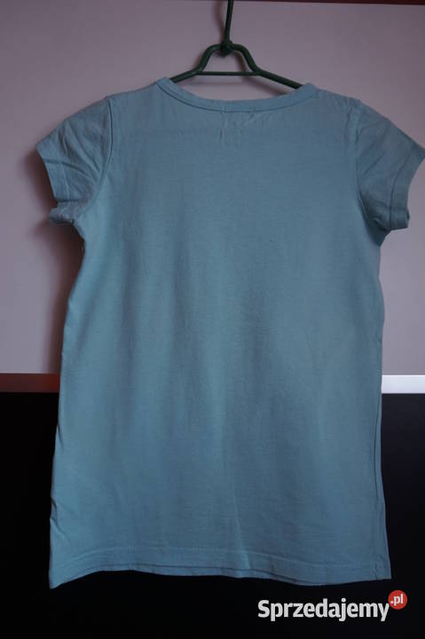 koszulka tshirt błękitna z napisami Cubus 134140