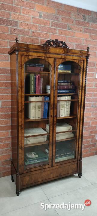 Ekskluzywna biblioteka witryna Ludwik Filip Antyki lubuskie Łagów