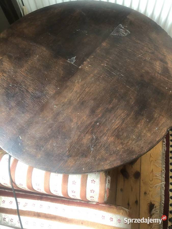 Stolik okragly antyk