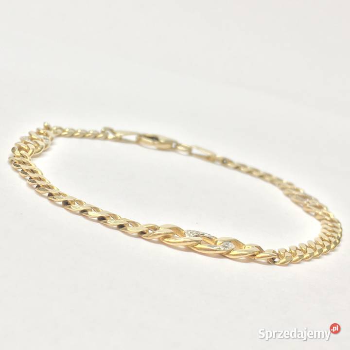 Złota BRANSOLETKA damska 585 14K cudowna Bransoletki Warszawa