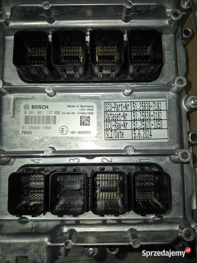Sterownik SILNIKA MAN Tg3 Tgx Tgs lubuskie
