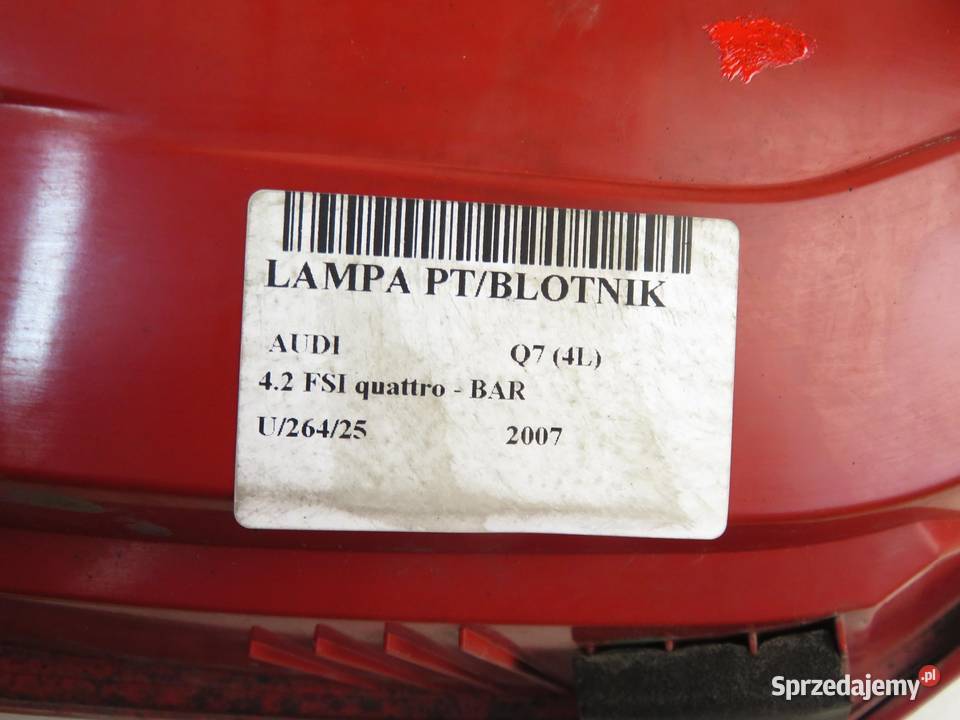 LAMPA PRAWA TYLNA AUDI Q7 4L 4L0945094F sprzedam