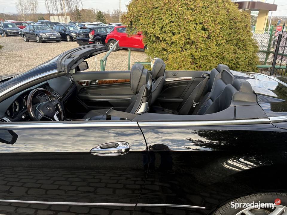 MERCEDES E350 CABRIO automat zarejestrowany skórzana tapicerka Dolna Grupa