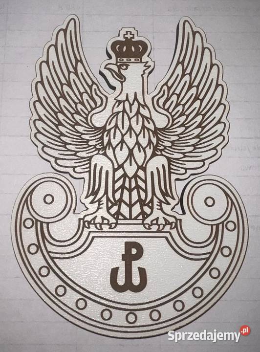 Pamiątkowy magnes Orzełek Wojska Polskiego łódzkie Piotrków Trybunalski