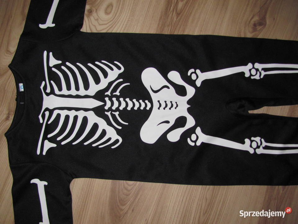kostium kombinezon szkielet halloween 56 lat Rozmiar 120 Zamość sprzedam