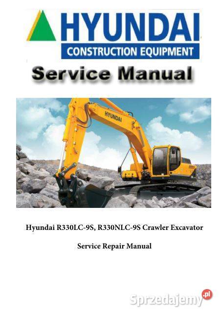 Hyundai R330LC9S R330NLC9S instrukcja naprawy Kielce