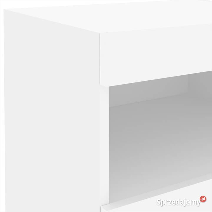 Szafka nocna z oświetleniem LED biała 50x40x45 Warszawa