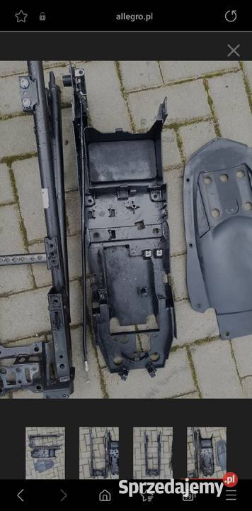 Yamaha fz 8 stelaż tył wypełnienie nadkole ramka Nowy Tomyśl