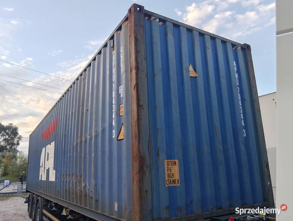 SPRZEDAM Kontener morski 40HC CW szczelny suchy Warszawa