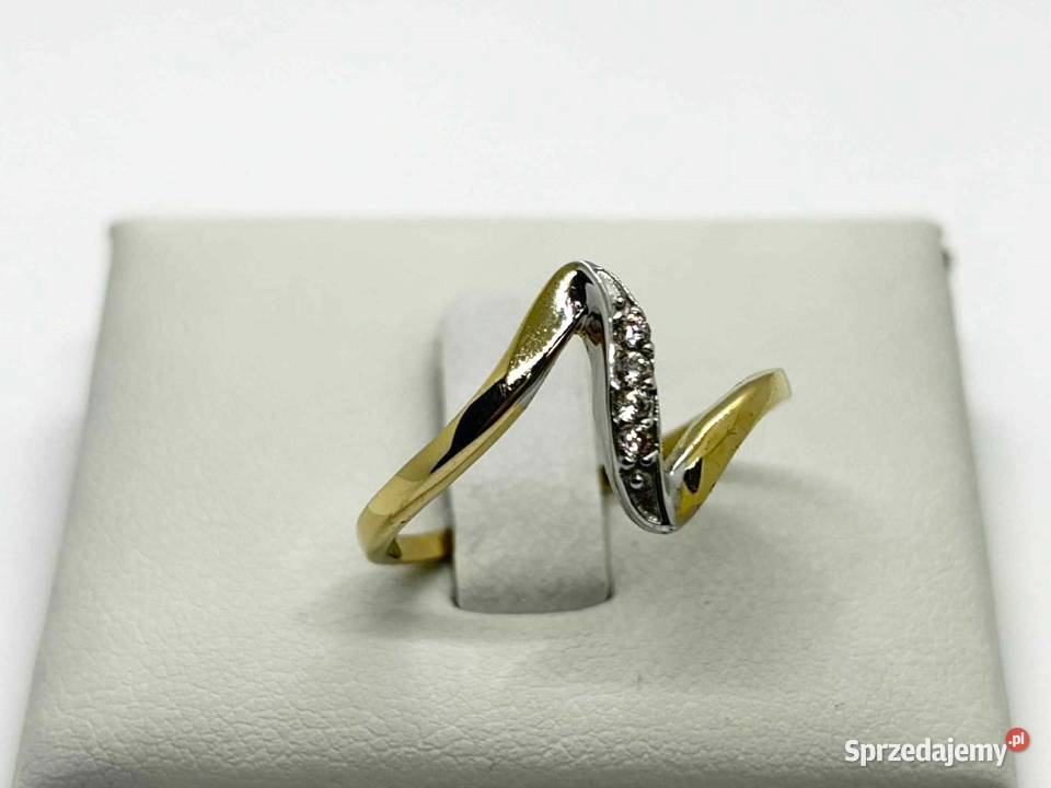 Nowy Złoty Pierścionek pr 585 21g R19 złoto Pierścionki