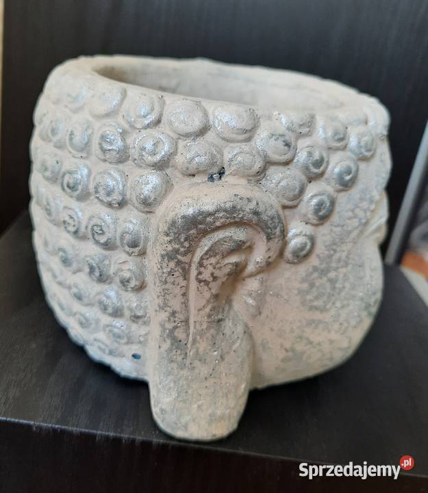Budda doniczka pojemnik na drobiazgi głowa ZEN