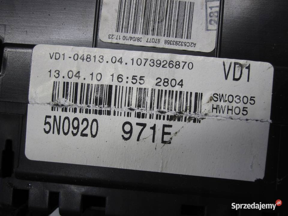 VOLKSWAGEN TIGUAN I 10r licznik zegary Kielce sprzedam